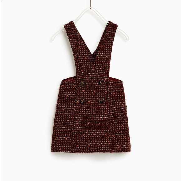 Zara Other - ☆ Zara Tweed Overall Dress ☆